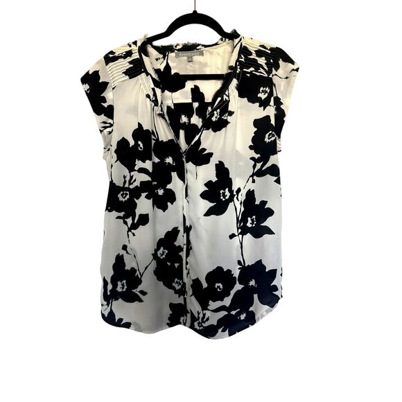 Daniel Rainn Bernal Split Neck Blouse, M - Picture 1 of 6